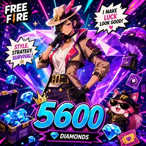 خرید 5600 جم فری فایر