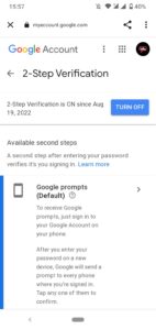 آموزش فعال کردن تایید دو مرحله ای گوگل 12 آموزش فعالسازی تایید دو مرحله ای گوگل | توربو جم